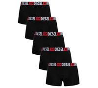 Diesel Hombre Pack De 5 Calzoncillos Damien, Black/Red, S