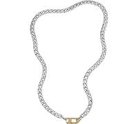 Diesel Hombres de acero inoxidable con cierre de langosta Collar colgante