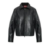 Diesel - L-Amar-Fem-S2 Leather Jacket - Jackets - Mujer - Negro - M -