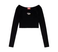 Diesel - M-Vera-LS Long Sleeve Top - Tops - Mujer - Negro - L -