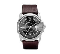 Diesel Master Chief Reloj para Hombre, Movimiento de Cuarzo con Correa de Silicona, Acero Inoxidable o Piel