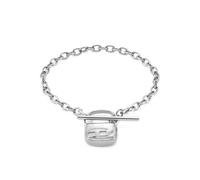 Diesel Men's Stainless Steel with Toggle clasp closure bracelet