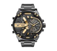 Diesel Mr. Daddy Reloj para Hombre, Movimiento multifunción de Cuarzo con Correa de Acero Inoxidable