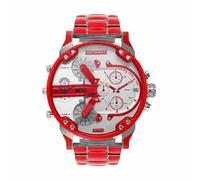 Diesel Mr. Daddy Reloj para Hombre, Movimiento multifunción de Cuarzo con Correa de Acero Inoxidable