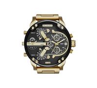 Diesel Mr. Daddy Reloj para Hombre, Movimiento multifunción de Cuarzo con Correa de Acero Inoxidable