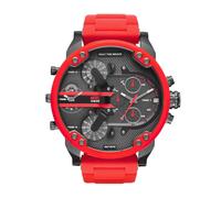 Diesel Mr. Daddy Reloj para Hombre, Movimiento multifunción de Cuarzo con Correa de Acero Inoxidable