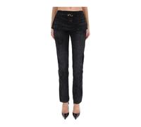 Diesel - Pantalones Cargo de Pierna Ancha con Cordón Ajustable - Jeans - Mujer - Negro - W24 -