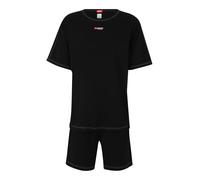 DIESEL Pijama corto 'Adam-D-Core' rojo / negro / blanco M rojo / negro / blanco