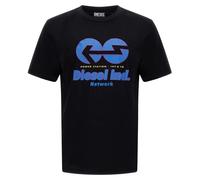 Diesel Power Station Logo Black T-Shirt