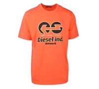 Diesel Power Station Logo Spicy Orange T-Shirt