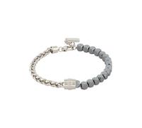 DIESEL Pulsera antracita / plata One Size EUR