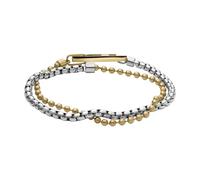 Diesel Pulsera de acero con cierre en D para hombre