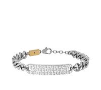 Diesel Pulsera de hombre de acero inoxidable en 2 tonos con cierre de mosquetón