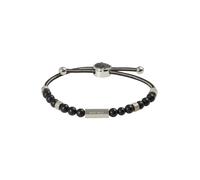DIESEL Pulsera negro / plata One Size EUR