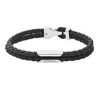 Diesel Men's synthetic bracelet with hook closure