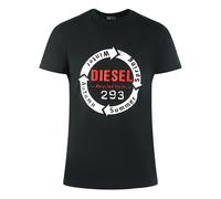 Diesel Recycled Styles Logo Black T-Shirt