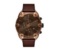 Diesel Reloj analógico de Cuarzo para Hombre con Correa de Piel DZ4698