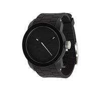Diesel Reloj analógico de Cuarzo para Hombre con Correa de Silicona DZ1437, Negro, 44 mm, Correa