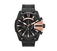 DIESEL Reloj analógico 'Mega Chief' altrosa / negro One Size EUR