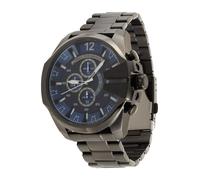 DIESEL Reloj analógico 'Mega Chief' azul oscuro / gris plateado One Size EUR