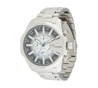 DIESEL Reloj analógico 'MEGA CHIEF' negro / plata One Size EUR