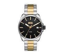 DIESEL Reloj analógico oro / negro / plata, Talla One Size