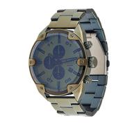 DIESEL Reloj analógico 'Spiked' genciana / caqui One Size genciana / caqui