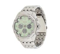 DIESEL Reloj analógico 'STINGER' gris / verde One Size EUR