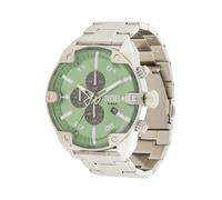 DIESEL Reloj analógico verde / plata One Size EUR