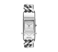 Diesel Reloj Closer para Hombre, Movimiento de Cuarzo a Tres Agujas con Correa de Acero Inoxidable