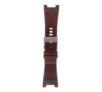 Diesel Reloj de pulsera para hombre de 30 mm, piel marrón, correa de repuesto original para DZ1216, marrón, Correa