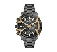 Diesel Reloj Griffed para Hombre, Movimiento cronógrafo de Cuarzo con Correa de Acero Inoxidable, Conjunto Gris, 48 mm