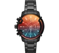 Diesel Reloj Griffed para hombre, Movimiento cronógrafo de cuarzo con correa de acero inoxidable, Grafito y espectro, 42 mm