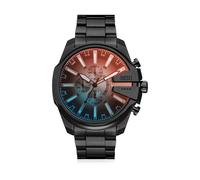 Diesel - Reloj Mega Chief Slim de Acero Inoxidable - Accessories - Hombre - Negro - ONE SIZE -
