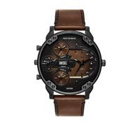 Diesel Reloj Mr. Daddy para Hombre, Movimiento multifunción a Tres Agujas de Cuarzo con Correa de Acero Inoxidable