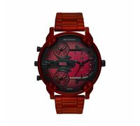 Diesel Reloj Mr. Daddy para Hombre, Movimiento multifunción a Tres Agujas de Cuarzo con Correa de Acero Inoxidable
