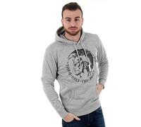 Diesel S-Agnes Grey Marl Overhead Sudadera con Capucha