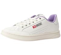 Diesel S-Athene VTG W Sneakers, Zapatillas Mujer, Egret/Bougainvillea, 39 EU