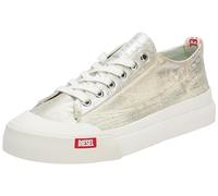 Diesel S-Athos Low W Sneakers, Zapatillas Mujer, Star White/Silver, 35.5 EU