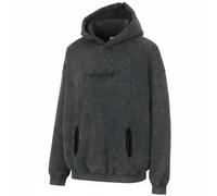 Diesel S-Boxstic-Hood Sudadera con Capucha Oversize Gris Acid Wash Unisex XL