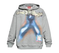 Diesel - S-Boxt-Hood-V4 Hoodie - Sweatshirts & Hoodies - Hombre - Gris - M -