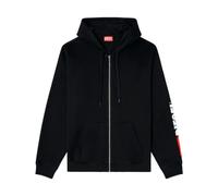 Diesel - S-Boxt Zip Hood Div - Sweatshirts & Hoodies - Hombre - Negro - M -