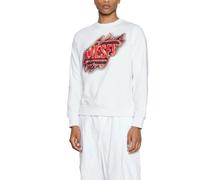 DIESEL S Ginn E9 Felpa Hombres Sudadera Pullover Jumper Cuello Redondo...