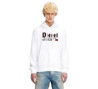 DIESEL, S-GINN-HOOD-K45 Sweat-Shirt, Bright White, S