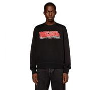 Diesel S-GINN-K40 Felpa Sudadera, Black Black Black, XXL para Hombre