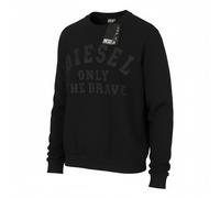 Diesel S-Gir-Crewneck OTB Sudadera Hombre Cuello Redondo Algodón Negra L