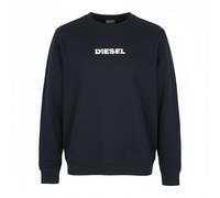 DIESEL S-Girk 250238 OFF Sudadera Hombre Algodón L Azul Cuello Redondo