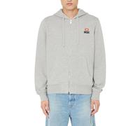 DIESEL S Girk Felpa Hombres Sudadera con Capucha Cremallera Ajuste Regular Su...
