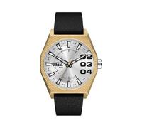 Diesel Scraper Reloj para Hombre, Movimiento de Cuarzo con Fecha a Tres Agujas y Correa de Acero o Piel