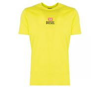 Diesel Small D Logo Evening Primrose Yellow T-Shirt